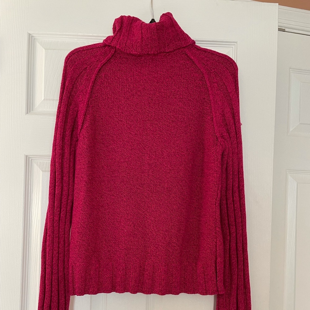 DKNY Fuchsia Turtleneck sweater
